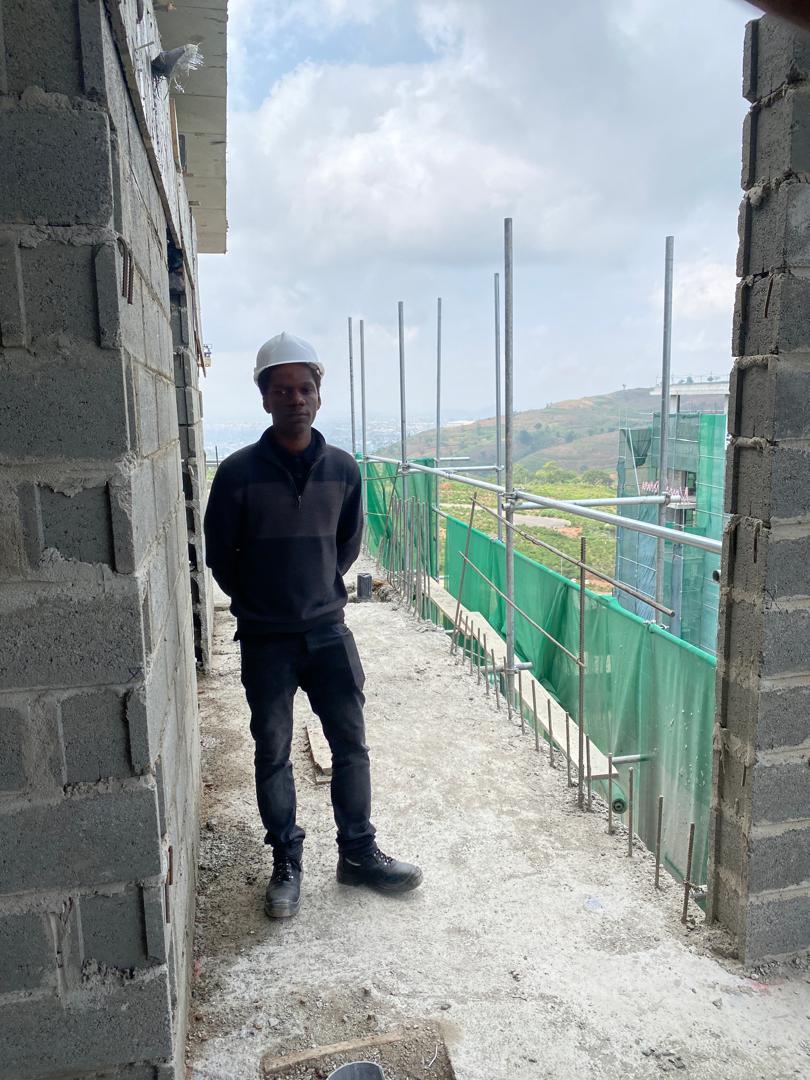 Dave on a construction site