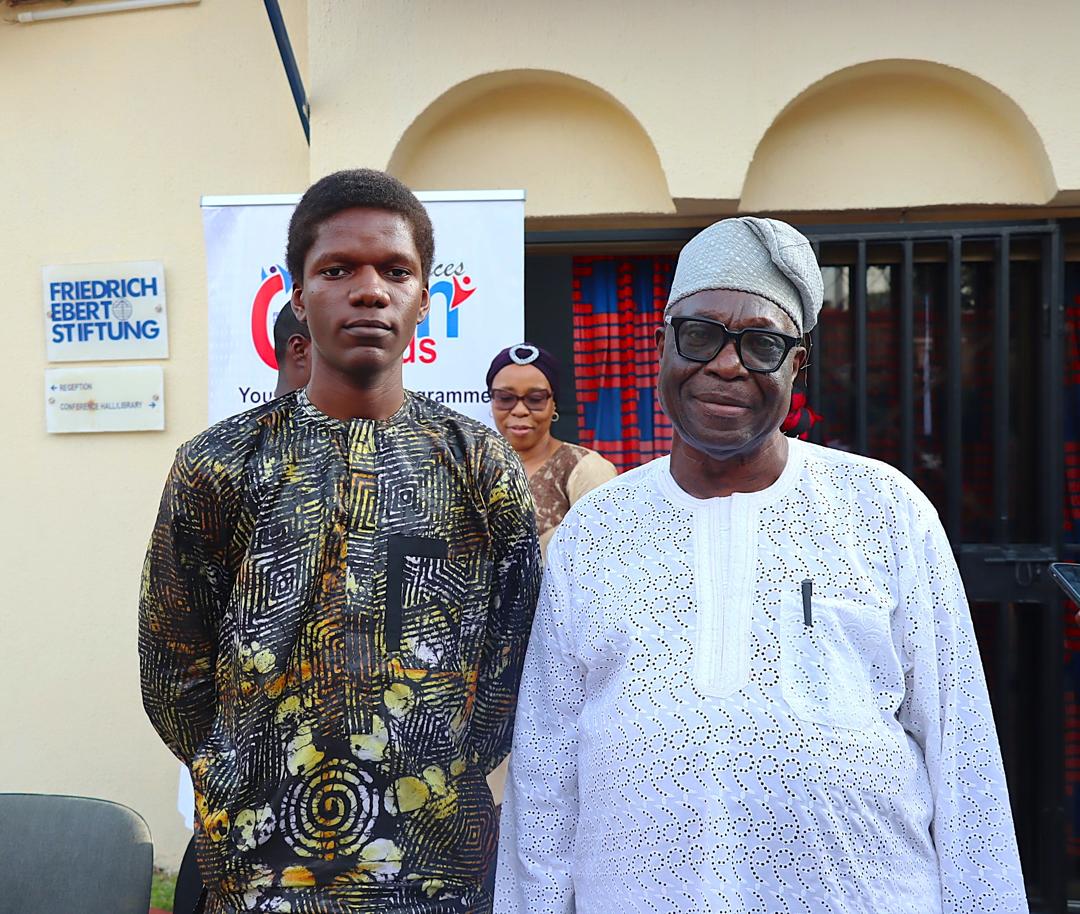 Dave with Dr Olukayode Oladipo